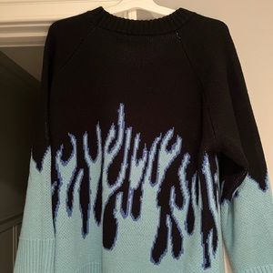 Blue flame sweater vamtac